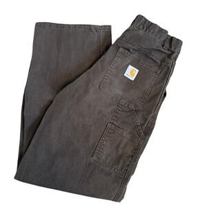 Carhartt Boys Carpenter Pants Brown